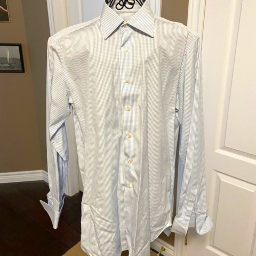 Aster Made in Italy Men's Blue Check European Size L EUC